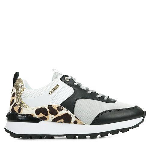 Basket discount femme leopard